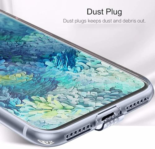 Image of BOXXO Flexible Back Cover for Samsung Galaxy S20 Plus 5G | Back Cover Transparent Clear Shockproof Case Four Corner Protection | Slim Protective Mobile Phone Cover for Samsung Galaxy S20 Plus 5G