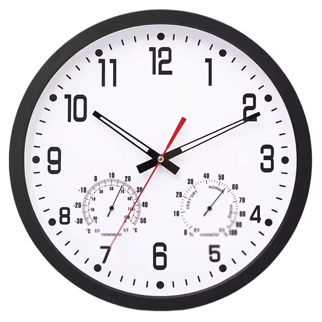 EINES Silent Decorative Wall Clock Clock Wall Clock Living Room Home Simple Silent Quartz Wall Clock Easy to Read