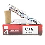 KQCRZRJA 4PCS SP-520 CYFS12F5 Platinum Spark Plug Compatible With Lincoln MKT Transit Edge F-150
