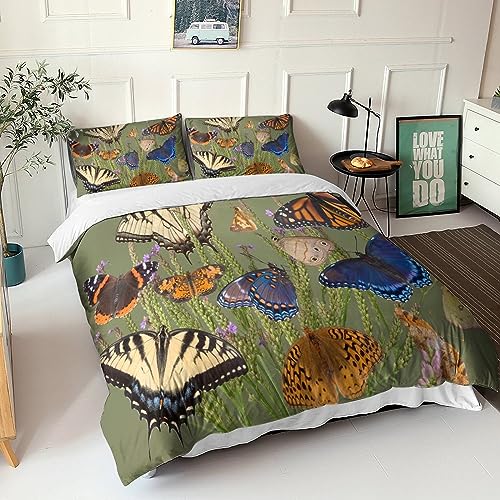Parure de lit personnalisé IOFEER en microfibre douce premium pour lit double
