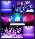 Ehaho LED RGB Animation DJ Partylicht L2800| Strobe Discolicht Partylicht mit Fernbedienung und DMX 512 | Musikgesteuert Disco Doppelter Projektor Lichter | Partyleuchte für Party Bar Nachtclub