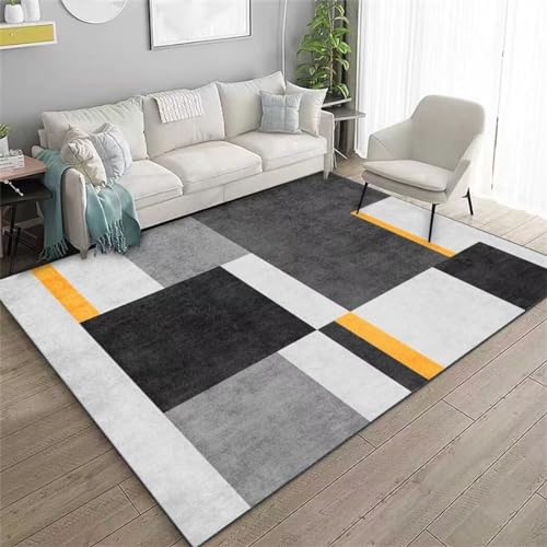 Tapis de salon oriental antidérapant protège sol usure sans fourrure - 2