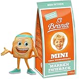 Brandt Mini Zwieback ohne Zuckerzusatz der pure krosse Genuss 95g