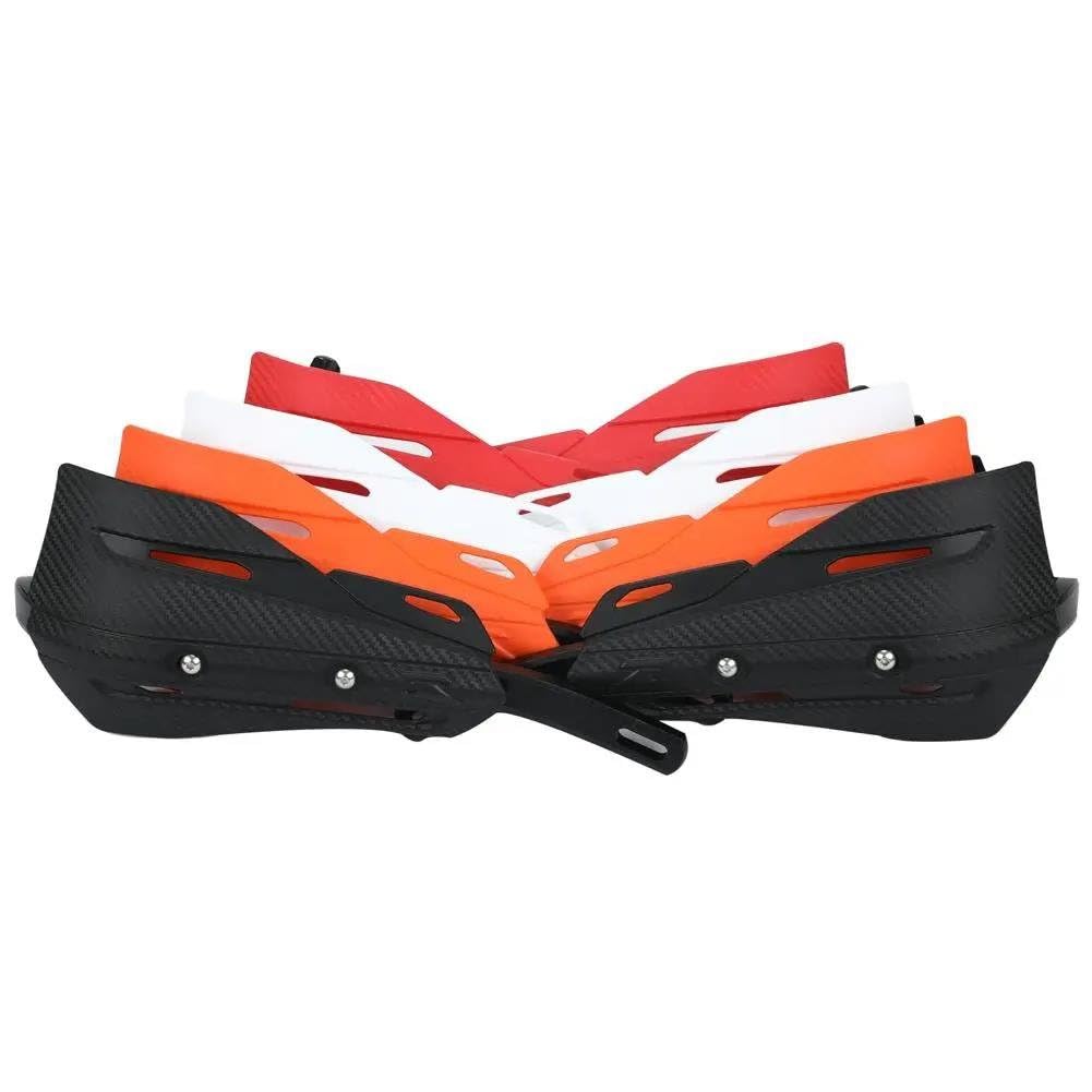 Paramani 22 28 Mm Protezione Mano Paramani Per EXC SXF KLX KXF YZF WRF Dirt Bike Enduro Moto Manubrio Moto Paramani Manubrio(Red 2)