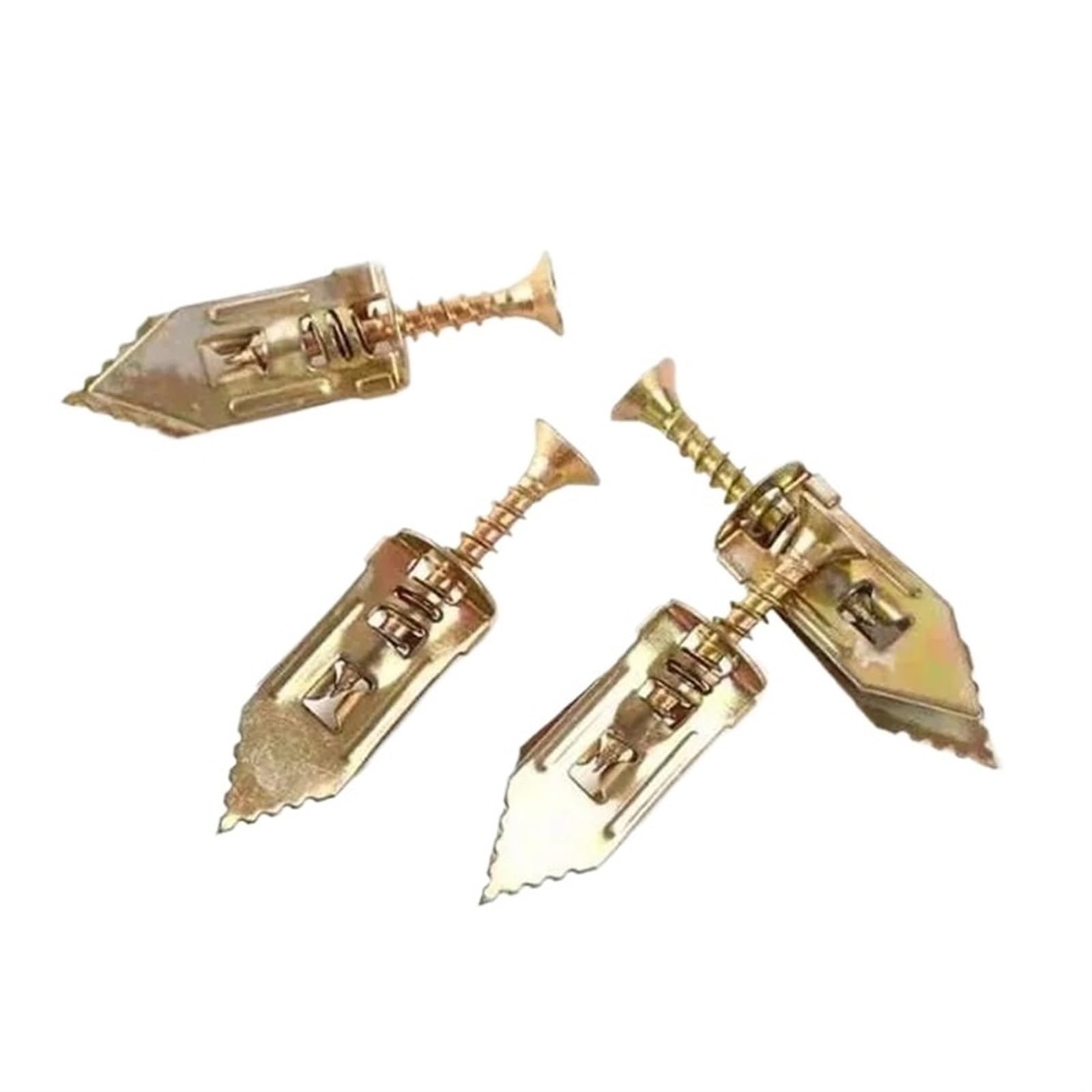 20/50/100 Set Self Tapping Screws Self Drilling Anchors Screws Drywall Anchors Expansion Nails Use for Gypsum Plasterboard Dowel (Color : 12mm x 40mm, Size : 20pcs)