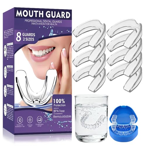 Mouth Guard for Grinding Teeth at Night,8 Pack Night Guards