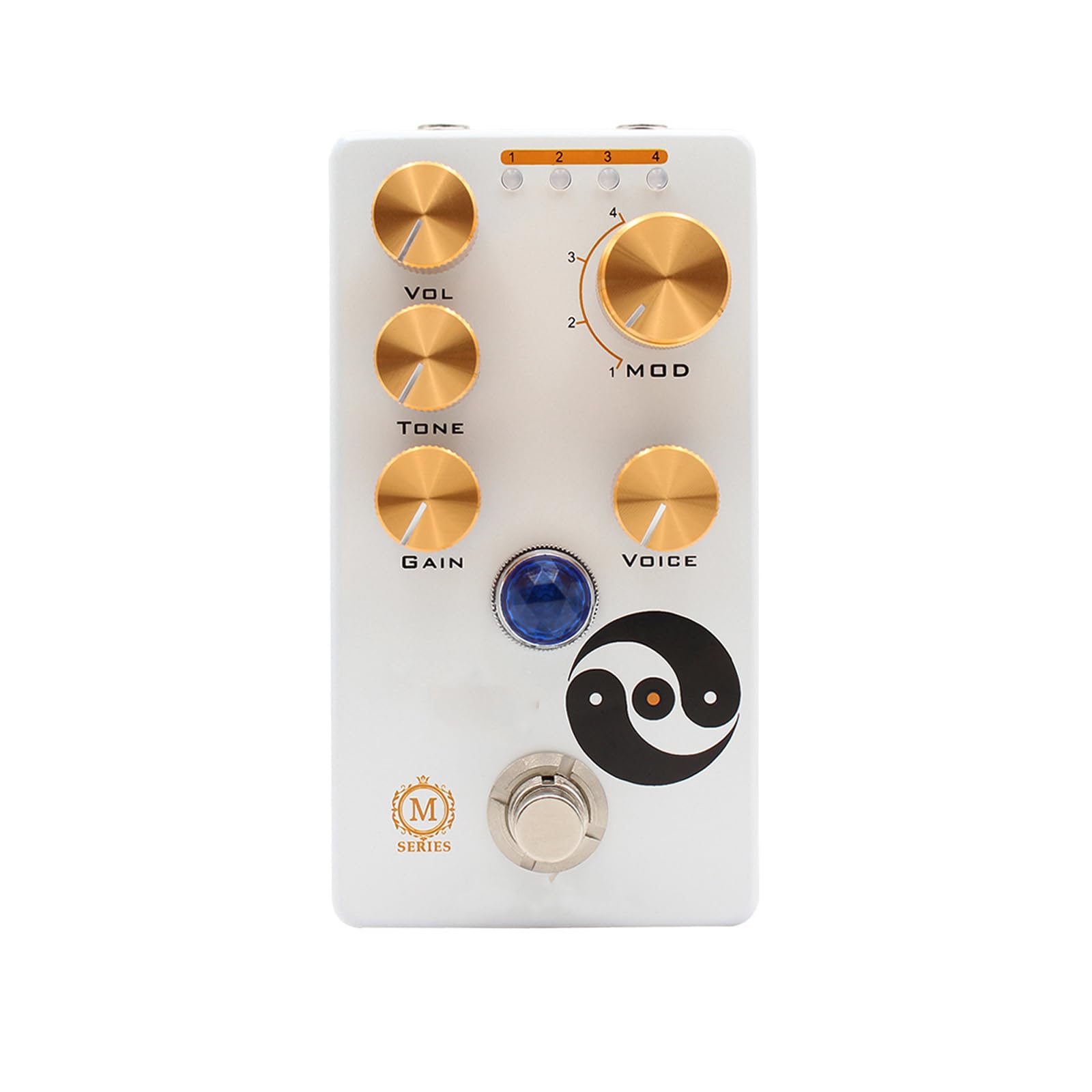 Chitarra Overdrive Effetti Pedale Volumi/Tono/Guadagni/Voce/Manopola 4 Modalità Effetti Effetti Chitarra Elettrica Accessori