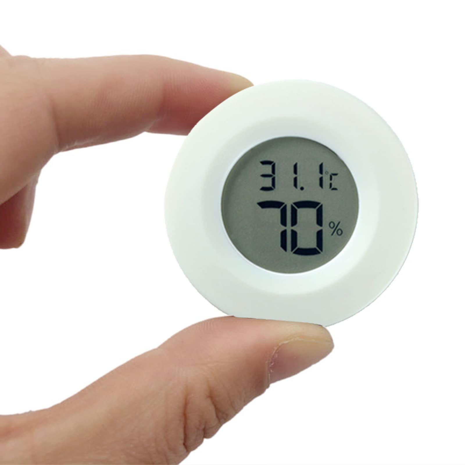 Confezione da 4 Termoigrometro per Interni, Misuratore di Temperatura ad Alta Precisione, Misuratore di Temperatura e Umidità, per Camera da Letto, Asilo Nido, Soggiorno, Giardino