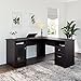 Bush Furniture Cabot 60W L Shaped Computer Desk in Espresso Oak