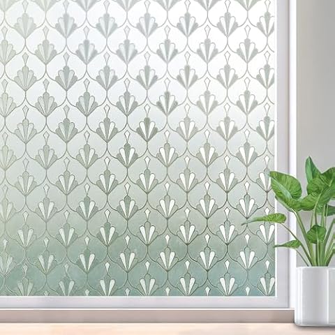 rabbitgoo Non-Adhesive Privacy Window Film Cover