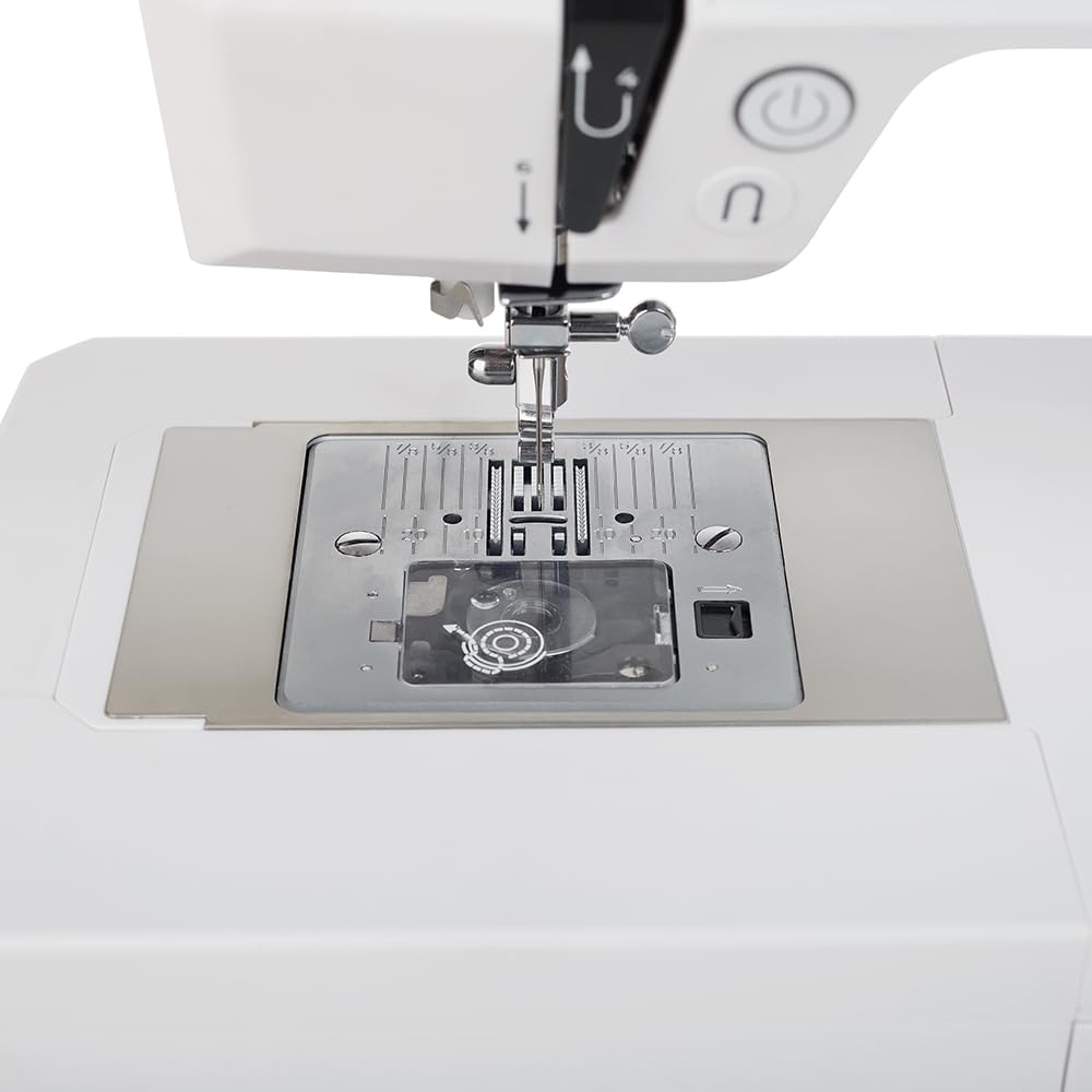 ROLD S700 Computernähmaschine – 146 Stiche, automatisches Knopfloch, LED-Beleuchtung & Start/Stopp-Taste | Nähen ohne Pedal, Horizontalgreifer & stabiler Metallrahmen
