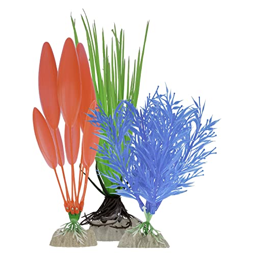 Glofish Fluorescent Plant Multipack 3 Count, Contains Willow Grass, Hairgrass And Berterol Aquarium Plants (29282) #TOP2