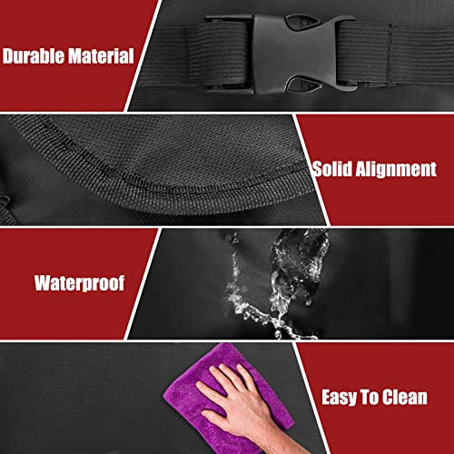 Image of 2Pcs Car Seat Organiser, Kick Mats Back Seat Protector with Touch Screen Tablet Holder, Car Backseat Organiser for Kids, Car Organiser Protector with 14 Storage Pockets