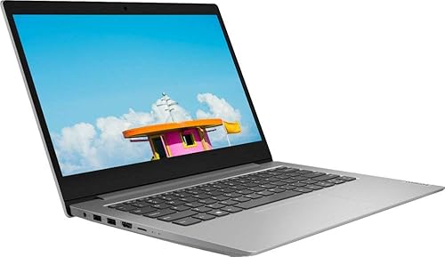 Lenovo IdeaPad 14 pulgadas HD WLED AMD A6-9229e 4GB 64GB eMMC Win 10 Laptop Platino, gris, 14-14.99 pulgadas
