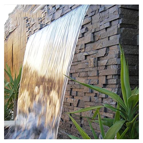 Fuente de piscina LED con salida de cascada para piscinas y jardines