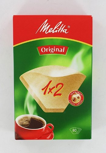 Price comparison product image Melitta Two Cup Coffee Filter Brown Pack of 80