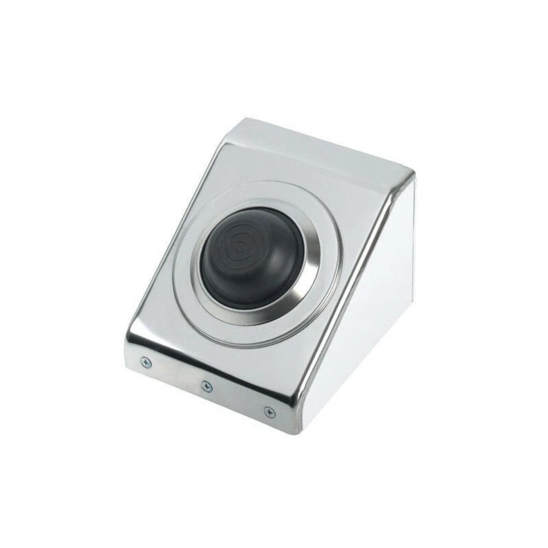 Innoplast Comando Pneumatico a Pedale per Cassette Scarico Wc, Pulsante a Pressione per Toilette Azionato con Piede, Montaggio a Parete e Appoggio a Pavimento, Acciaio Inox