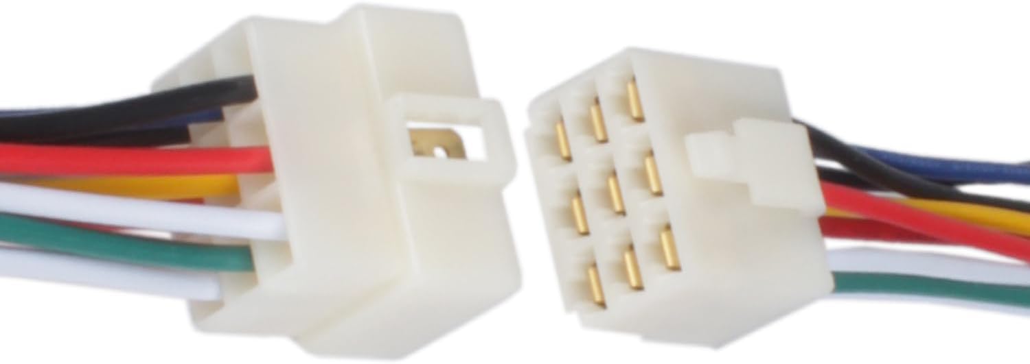 3Pin Electrical Automotive Wire Connectors Male Female Socket Plug Terminal 6.3MM for Motorcycle Car (3Pin - 5Pairs)