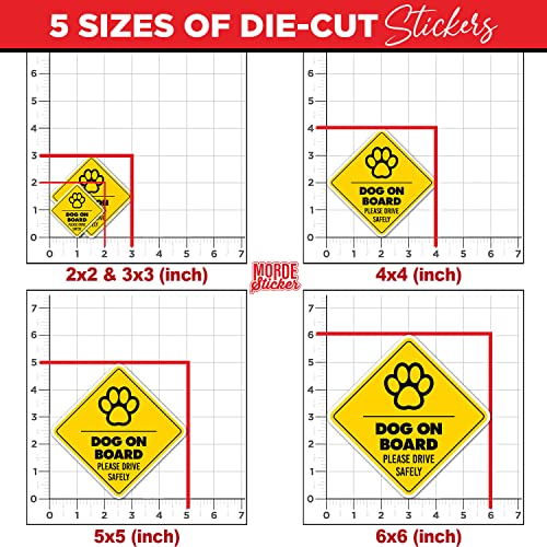 Dog On Board Sticker Please Drive Safely Funny Warning For Cars Die-Cut Waterproof Vinyl Sticker For Laptop Water Bottle Phone Case Cars Merchandise Decor Decal Stuff Gift Idea For Her Him Adults Kid V1 #TOP4