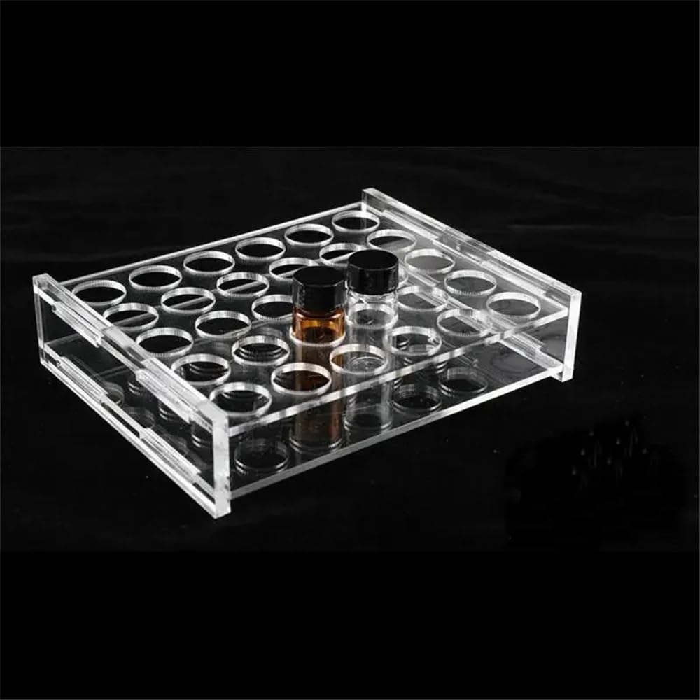 Soporte for frascos de muestra de laboratorio con 30 orificios for viales de reactivos, 2/3/5 ml/10 ml/20 ml-60 ml(30holes For 40-60ml)