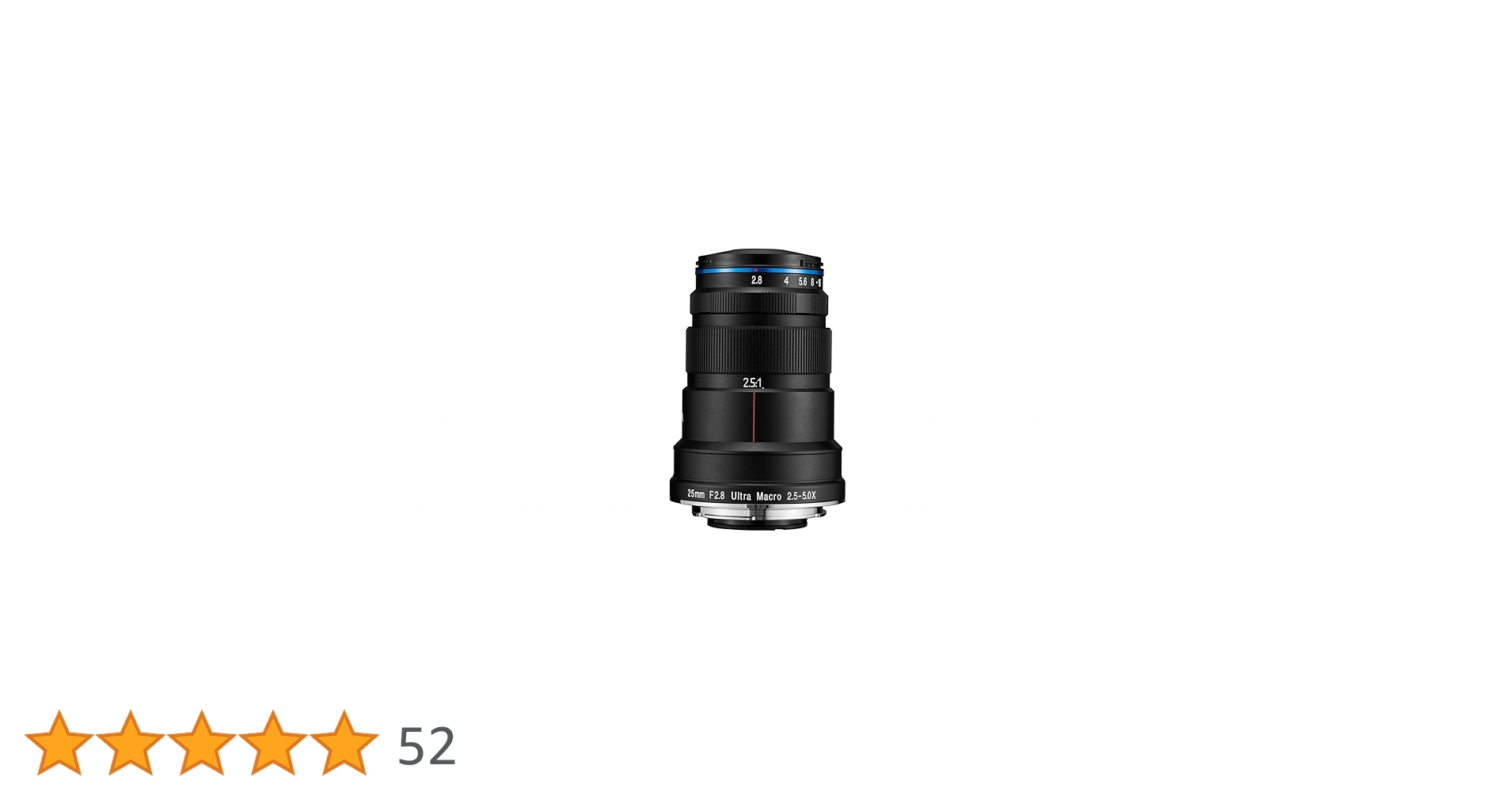 Venus Laowa Lente de foco manual ultra macro 25 mm f/2.8 2.5