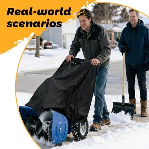 Oxford Cloth for Snow Protection for Toro Power Max HD 826 OXE, Water, UV, Wind, Outdoor Protection with Storage Bag Snow Blower Cover