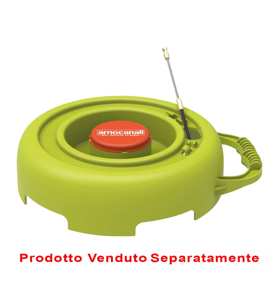 Arnocanali AP4.015 Sonda Spiralata Monofilare in Poliestere Ø4 Mm, Lunghezza 15 Metri