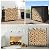 4ft Outdoor Firewood Rack with Cover Combo Set Waterproof for Wood Storage, Adjustable Fire Log Stacker Stand, Heavy Duty Firewood Holder for Fireplace Metal Lumber Storage Carrier Organizer