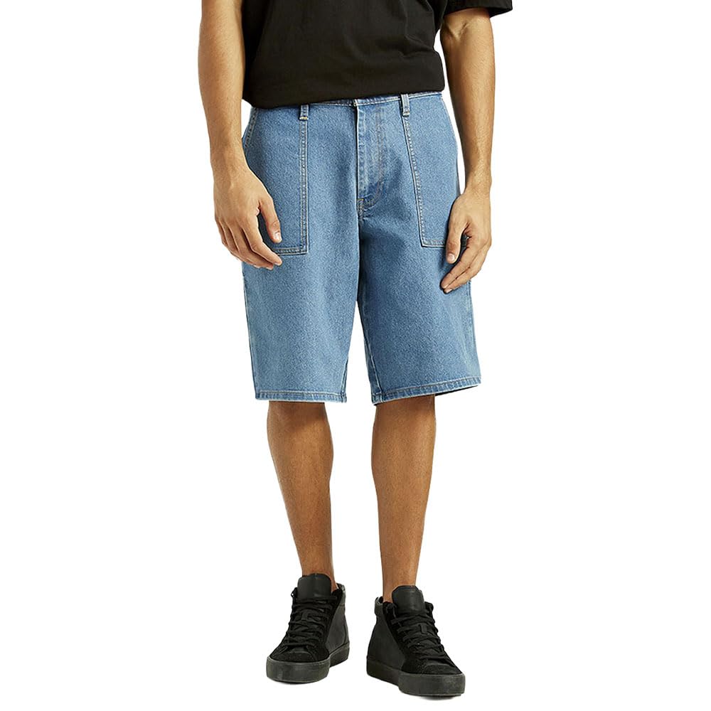 Levi's Men's Loose Fit Mid Rise Denim Shorts-image-38