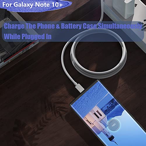 Funda de carga de batería extendida recargable añade 100% energía extra a Galaxy Note 10+ 6