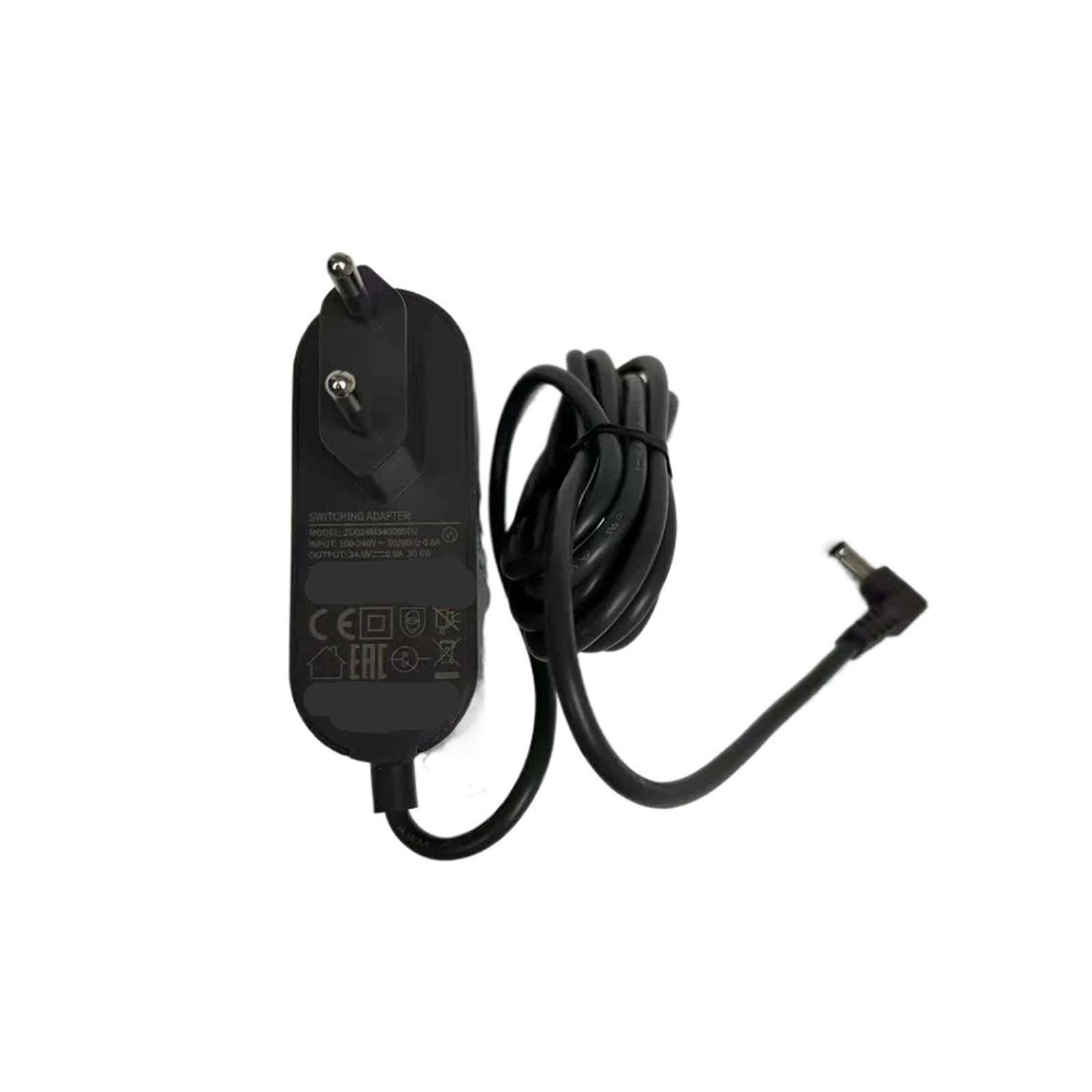 Caricabatterie, compatibile con Dreame, | Adattatore di ricarica con presa EU for pezzi di ricambio caricabatterie T30 / R20 / T30 Neo