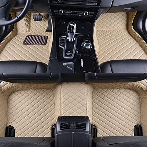 Tapis de sol de voiture en cuir beige pour Toyota Camry 2006-2011 LHD