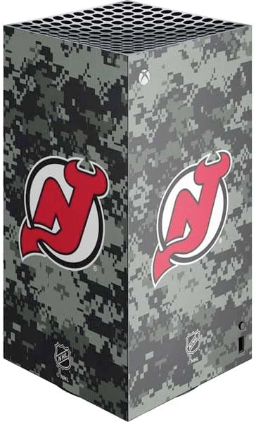 Skinit Decal Gaming Skin Compatible with Xbox Series X Digital Edition Console - Officially Licensed NHL New Jersey Devils Solid Background Design