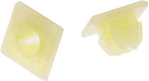 Mtsooning 50 piezas de tornillos para placa de matrícula, tuerca de nailon para parachoques de identificación, repuesto de tuerca de repuesto para