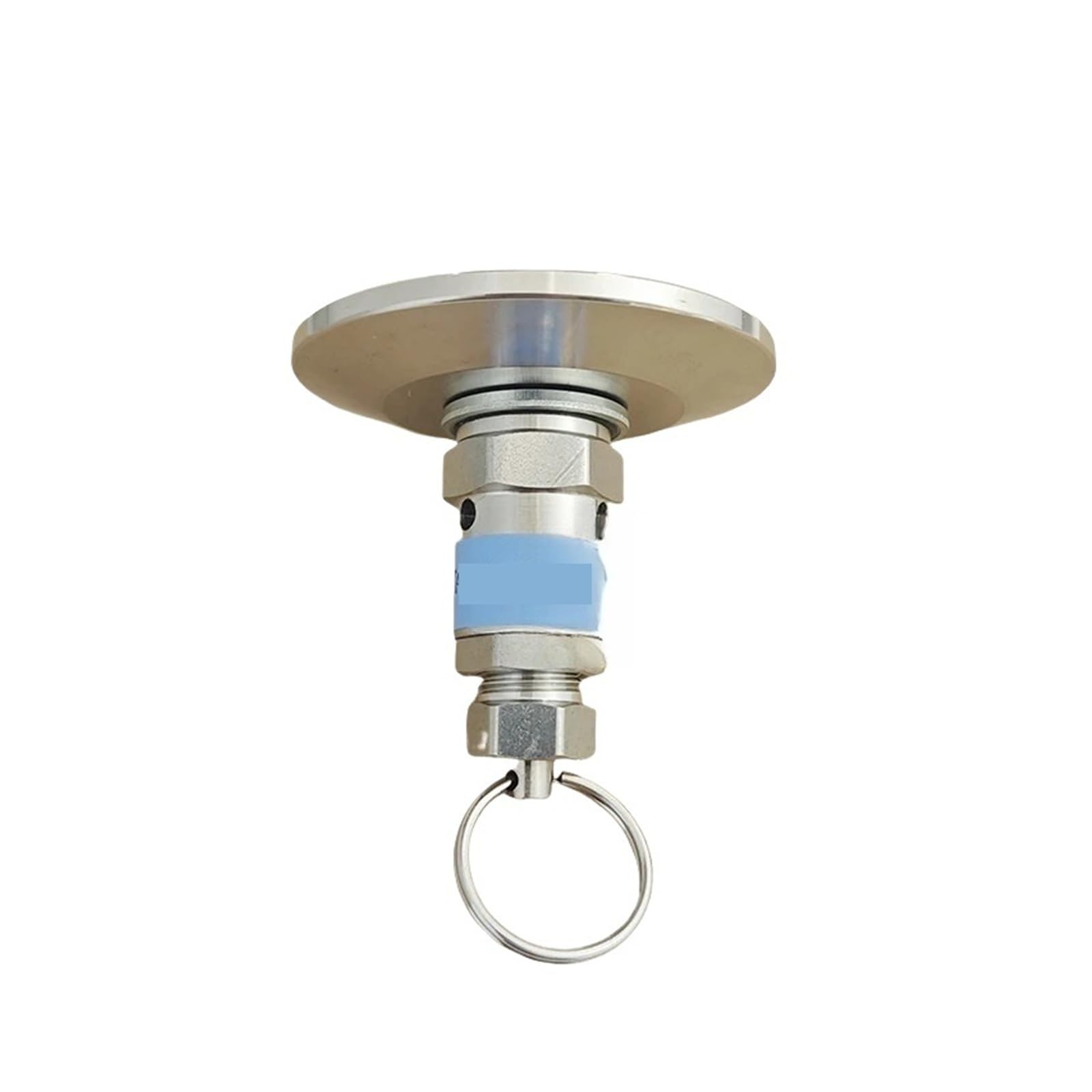 KOSBO Mini válvula de Seguridad de Alivio de presión Ajustable de 1.5" con Abrazadera Triple, Acero Inoxidable SS304, for Cerveza Artesanal, Ajustable de 0.5 a 10 Bar(5bar)