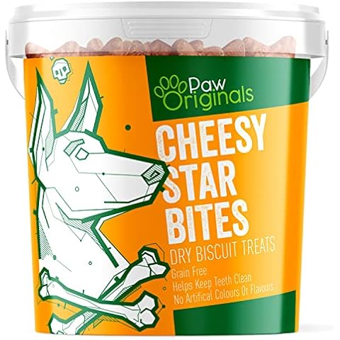 Cheesy Biscuit Star Treats For Dogs - Delicious Cheese & Milk Treats - 100% Grain Free Treats For Small, Medium & Large Dogs & Puppies - Rich In Calcium - Keep Teeth Clean & Bones Strong Cover