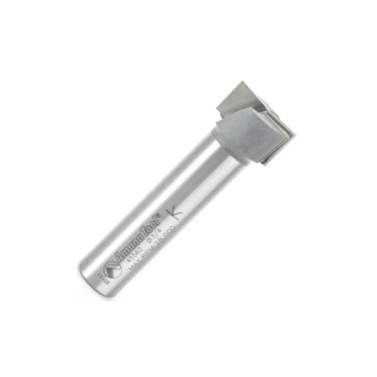 Amana Tool - 45560 Carbide Tipped Bottom Cleaning/Spoilboard 3/4 Dia x 7/16 x 1/4" S