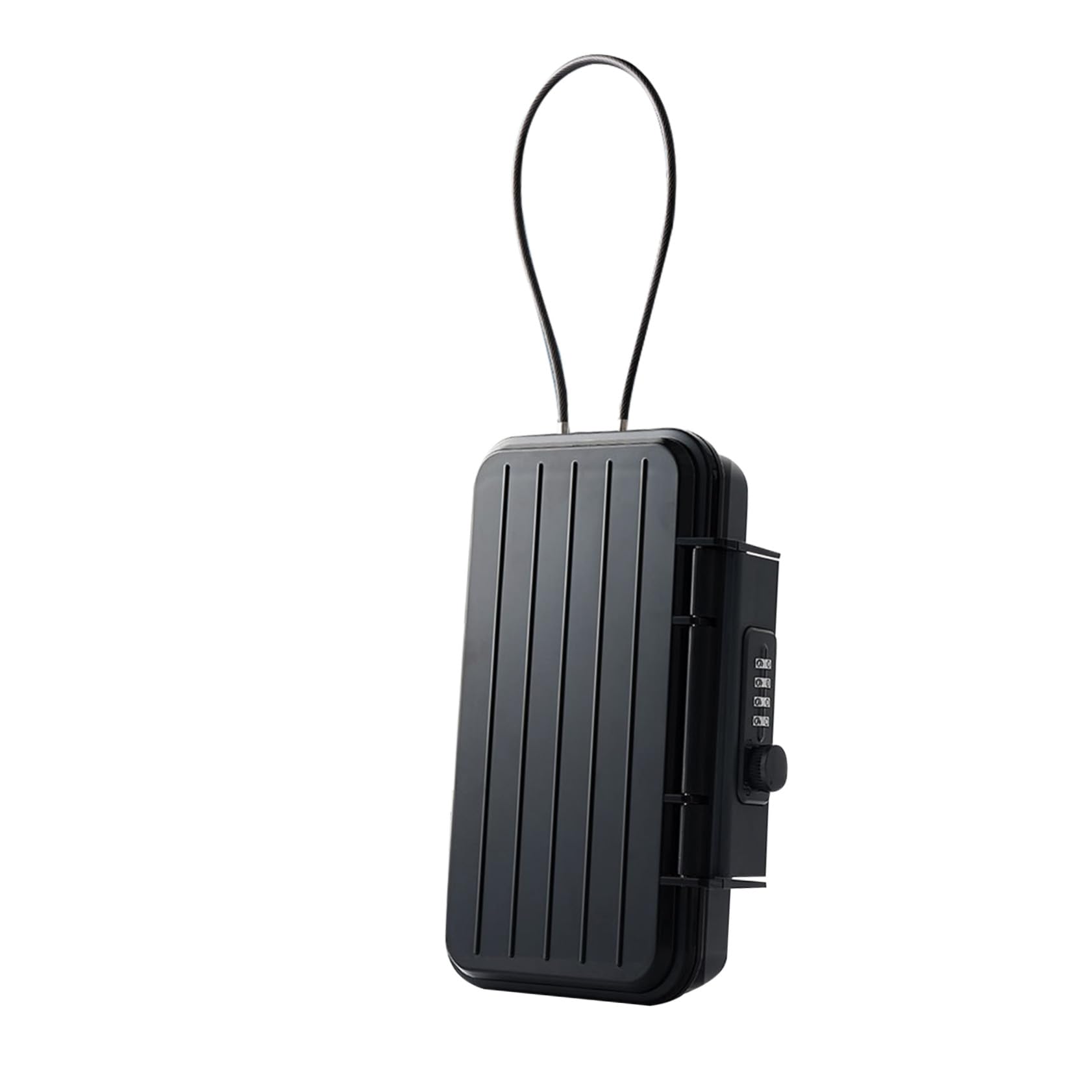 Coffre-fort Portable Compact Noir Câble Acier Détachable