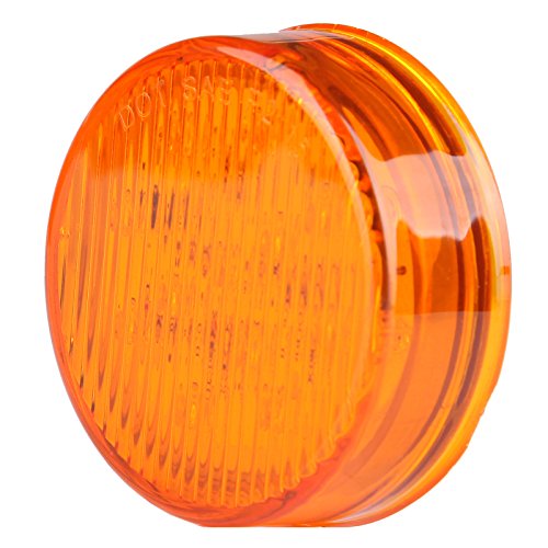 Luces LED laterales amarillas redondas para remolque 2.5" (4 pcs) miniatura 1