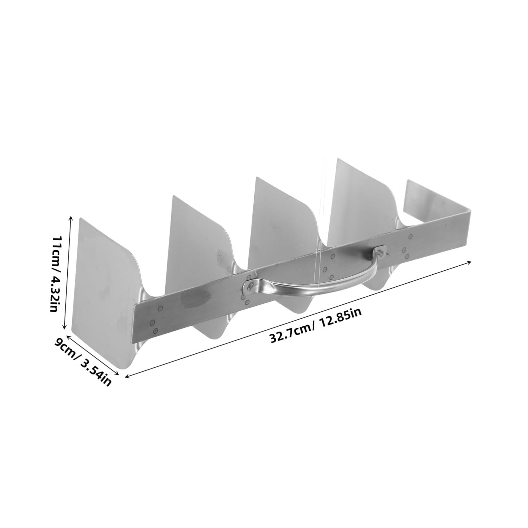 Coupe-gâteau Tiramisu 40×9,5 Cm Acier Inoxydable Découpeuse Professionnelle 5 Parts Uniformes pour Pâtissiers Restaurants et Événements