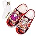 通用 Unisexe Anime Imprimer Pantoufles Femmes Hommes Antidérapant Chaussons Cosplay pour Dragon Ball Z Goku avec Chaussette Doux Chaud Hiver Maison Pantoufles (Color : Muten-Roshi, Size : 40/41EU 28cm)