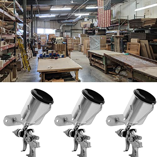 Paint Gun Holder for Paint Booth,Wall Mount Spray Gun Holder Paint Shop Accessory, Attach to Spray Booth Walls & Work Stations (Silver-3 Pcs) by Homakover - Image 3