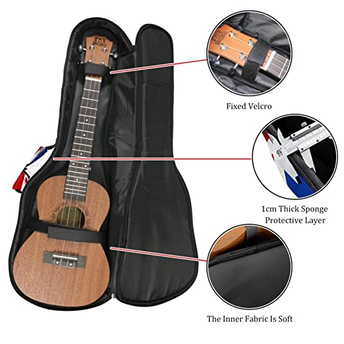 Housse pour ukulélé avec motif drapeau britannique et papillon – 10 mm d’épaisseur – Rembourrage en éponge de 53,3 cm… - Les Beatles, Paul McCartney, John Lennon, RIngo Starr, George Harrison Housse pour ukulélé avec motif drapeau britannique et papillon - 10 mm d'épaisseur - Rembourrage en éponge de 53,3 cm… – Image 3