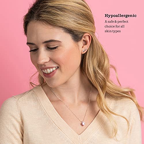 KEZEF Sterling Silver Ball Stud Earrings Trio Set - Hypoallergenic 3mm, 4mm & 5mm Everyday Jewelry for Women2