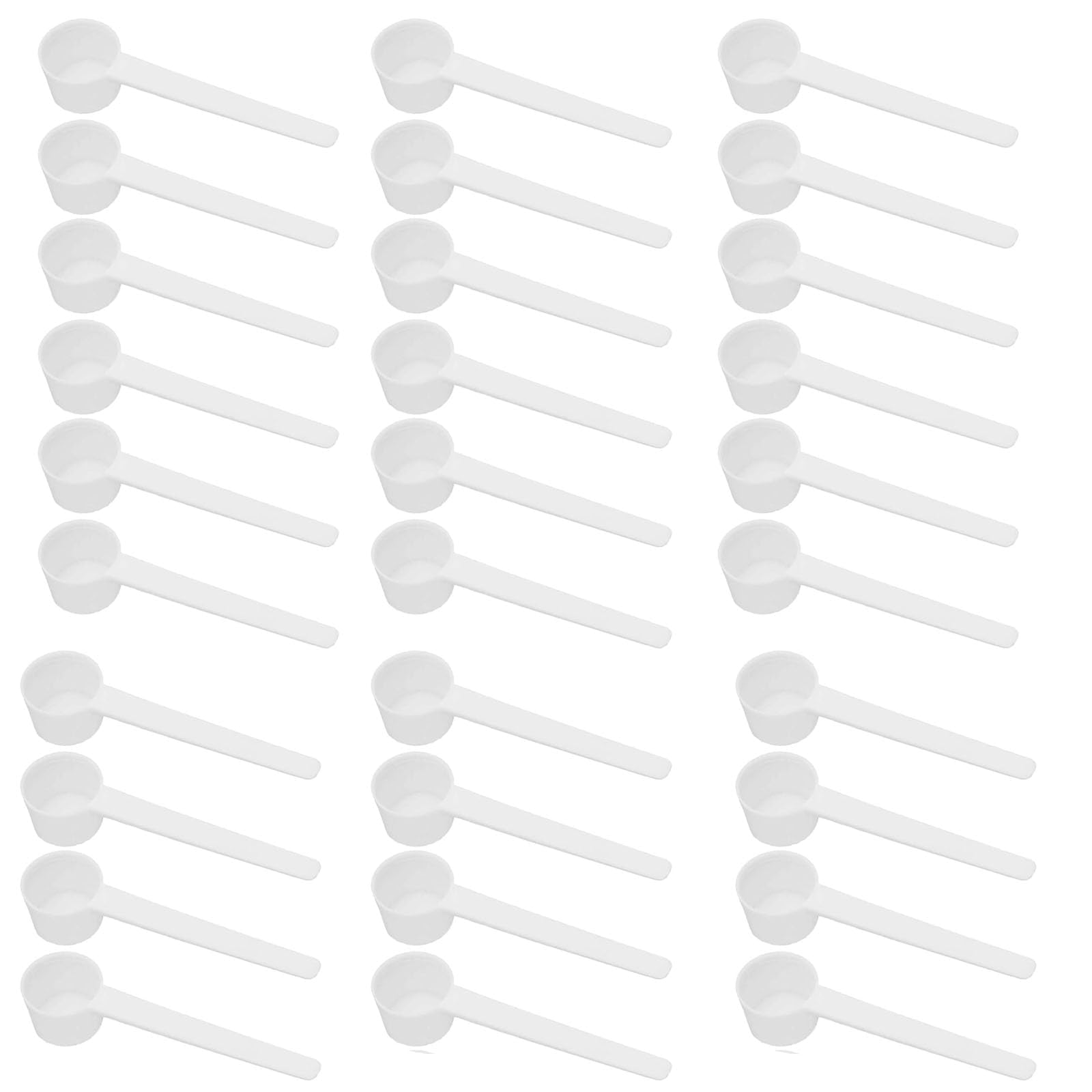 50pcs Measuring Cups 5g Spoons for Measuring Food Scoop for Powder for Protein Creatine Liquids Cooking Fitness Kitchen