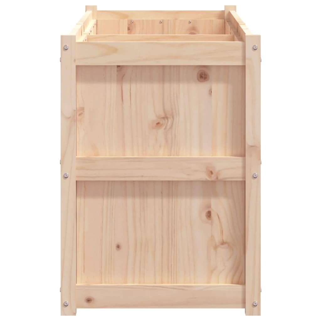 vidaXL Plantenbak 150x50x70 cm massief grenenhout
