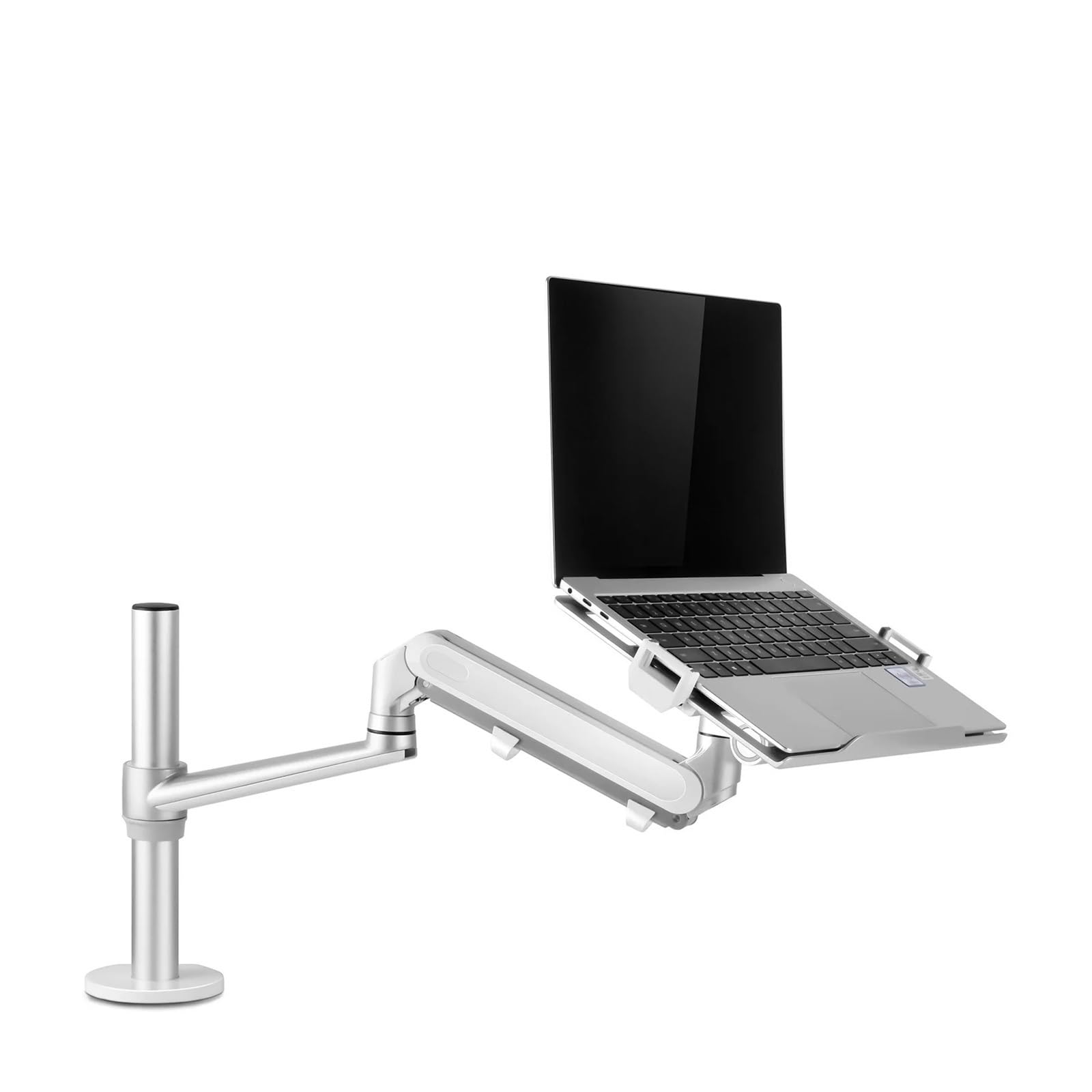 Support ordinateur double usage contre le mal de dos et le désordre du bureau