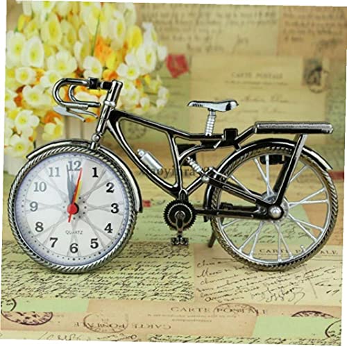 TOSSPER Bicycle Clock Home Office Desk Vintage