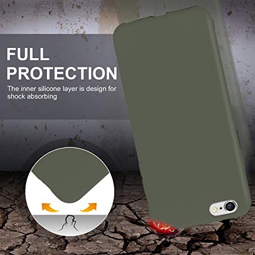 CIUTEK - Cover per iPhone 6/6S, in silicone opaco