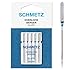 SCHMETZ Nähmaschinennadel | 5 Overlock-Nadeln | Nadelsysteme ELx705 und SY 2022 | Nadeldicke: 90/14